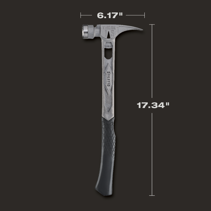 15oz TIBONE™ Milled/Curved Titanium Hammer Main Image 3