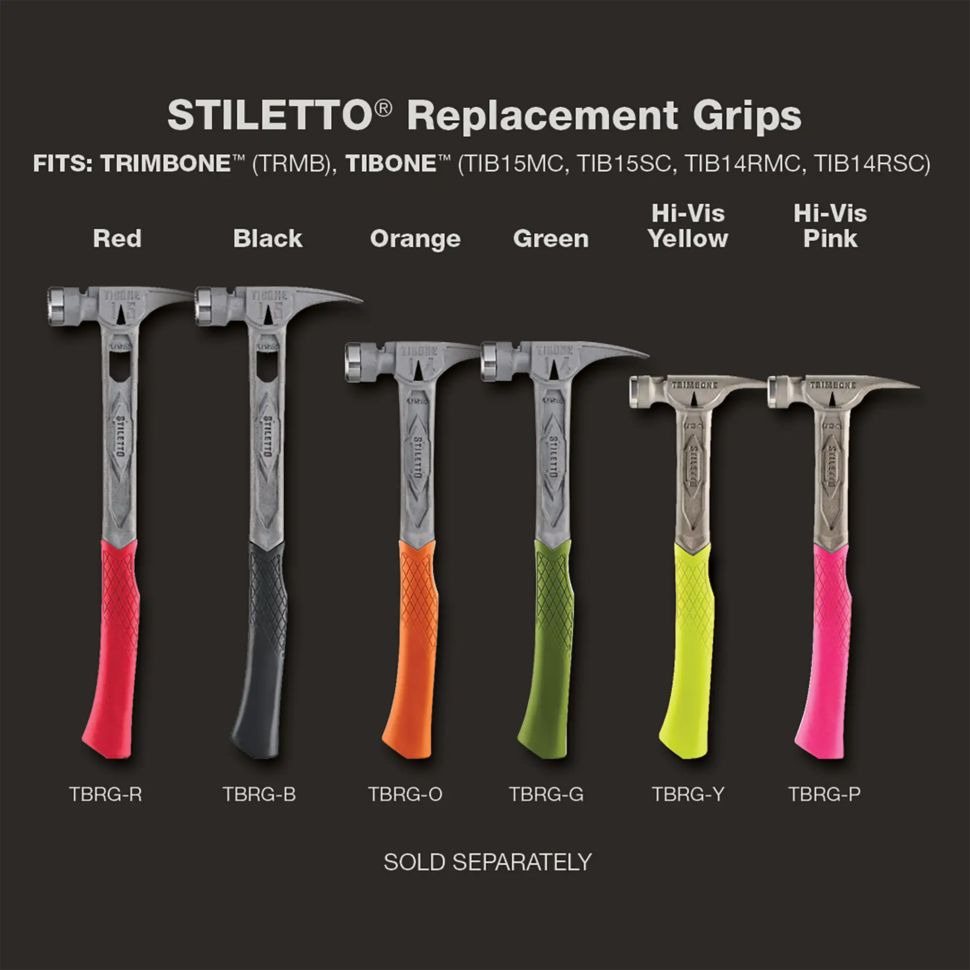 STILETTO® Red Replacement Grip Main Image 4