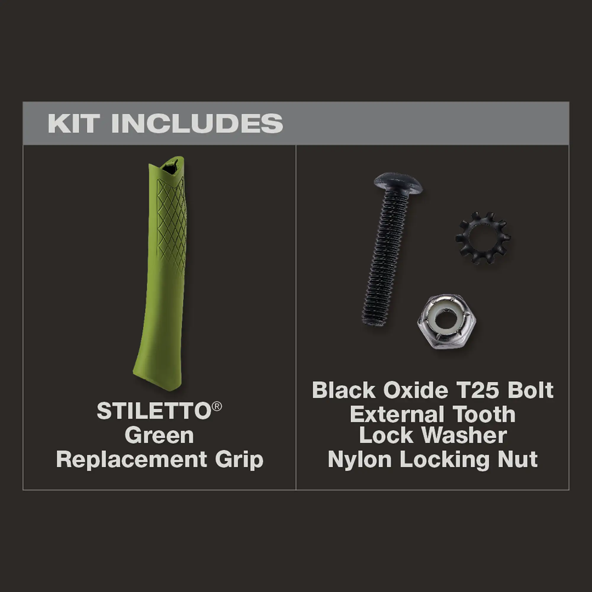 STILETTO® Green Replacement Grip Main Image 2