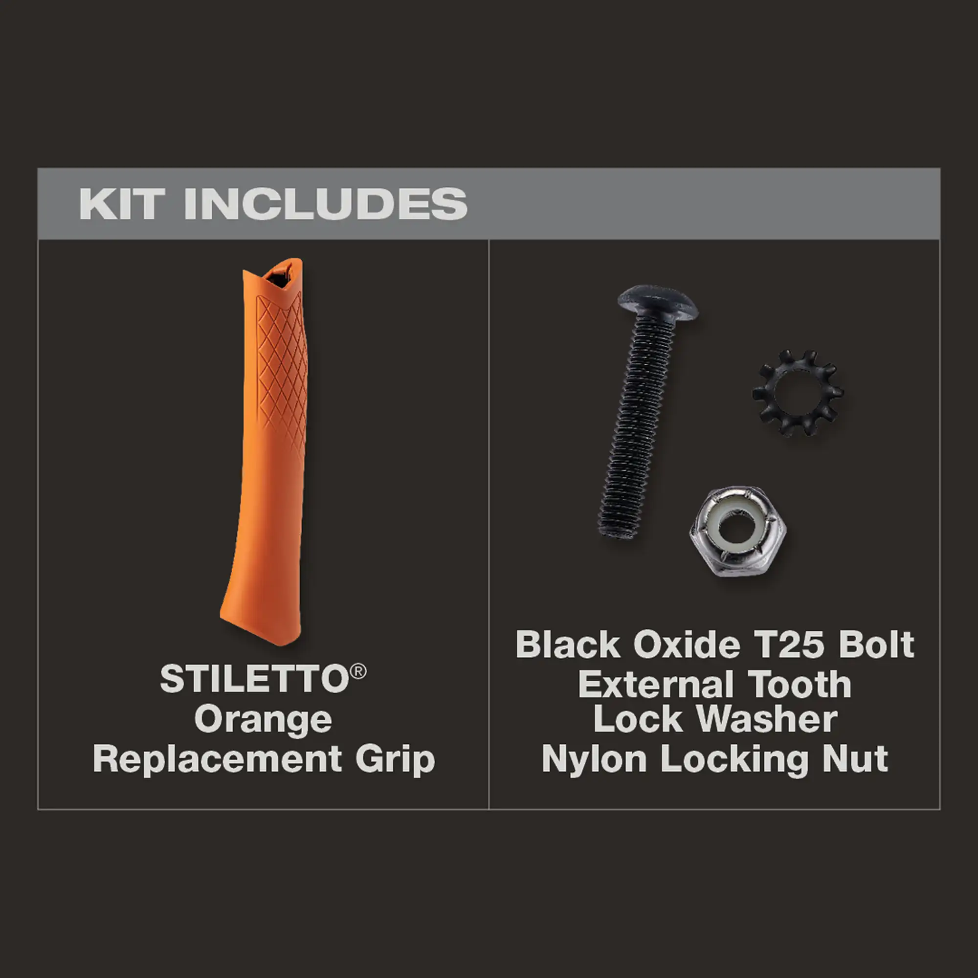 STILETTO® Orange Replacement Grip Main Image 2