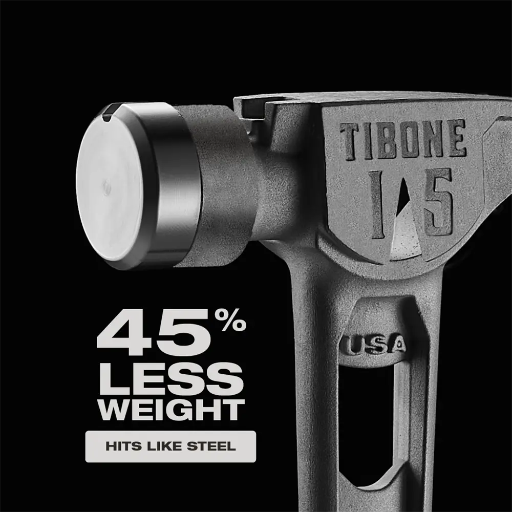 45% LESS WEIGHT, HITS LIKE STEEL Image