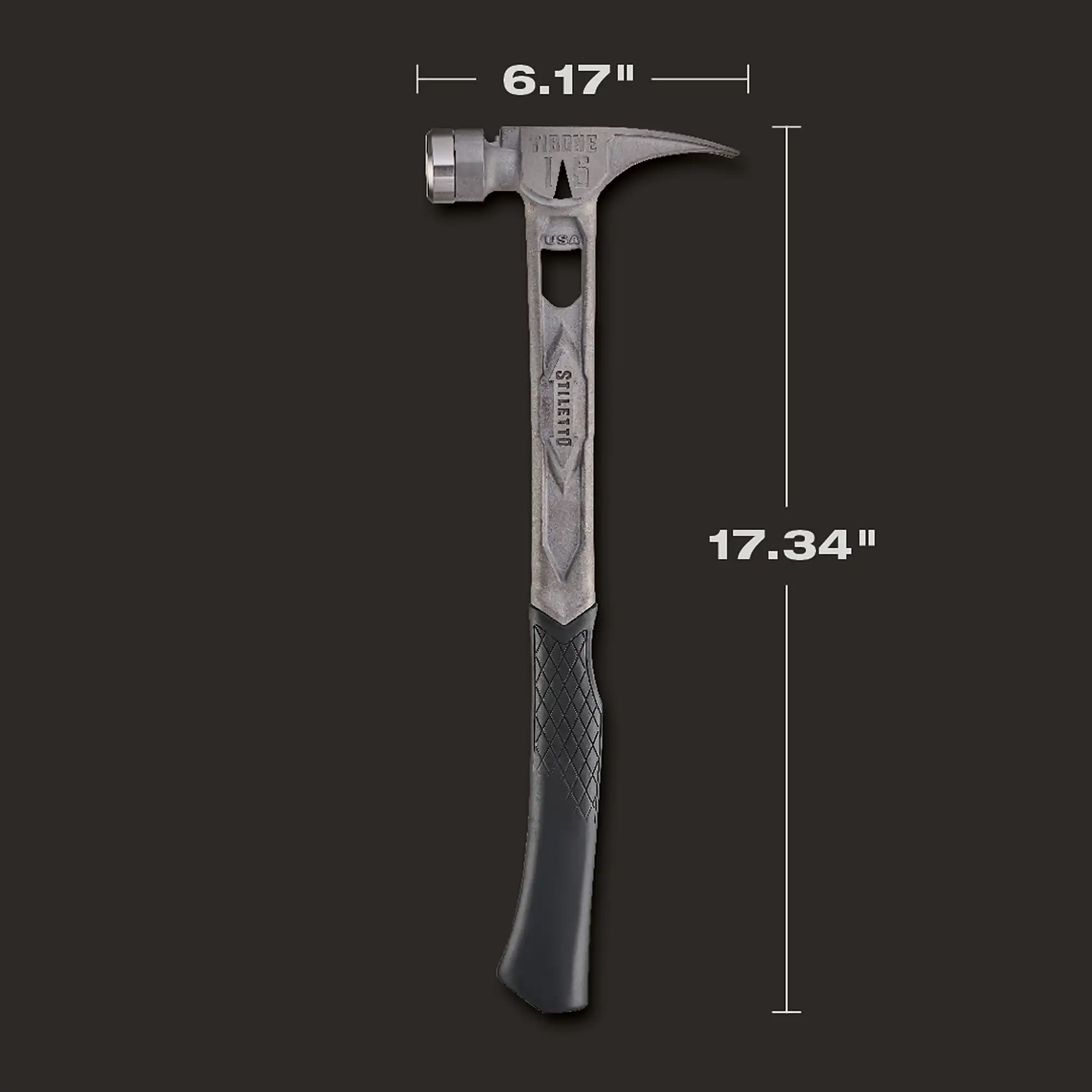 15oz TIBONE™ Smooth/Curved Titanium Hammer Main Image 3